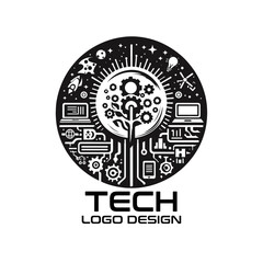 Tech Vector Logo Design