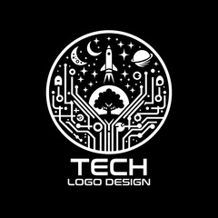 Tech Vector Logo Design
