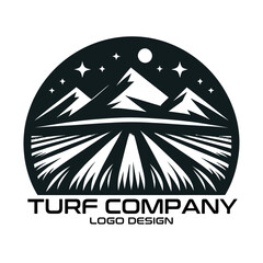 Turf Company Vector Logo Design