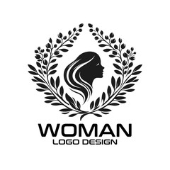Woman Vector Logo Design