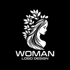 Woman Vector Logo Design