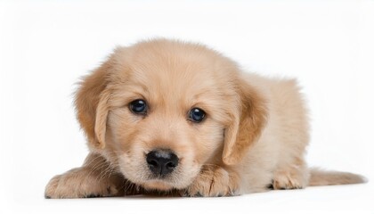Obraz premium golden retriever puppy isolated on white
