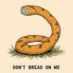 Don’t Bread on Me - Satirical Illustration