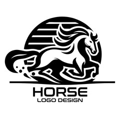 Horse Vector Logo Design