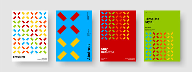 Fototapeta premium Creative Poster Design. Abstract Business Presentation Layout. Isolated Flyer Template. Brochure. Book Cover. Report. Banner. Background. Brand Identity. Pamphlet. Catalog. Notebook. Magazine