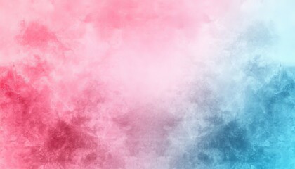 Obraz premium Abstract Watercolor Background, Soft Pink And Blue Splashes With Gradient, Design Element