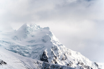 beautiful snow peak landscape mountain range Iceland pretty winter time ski pretty background