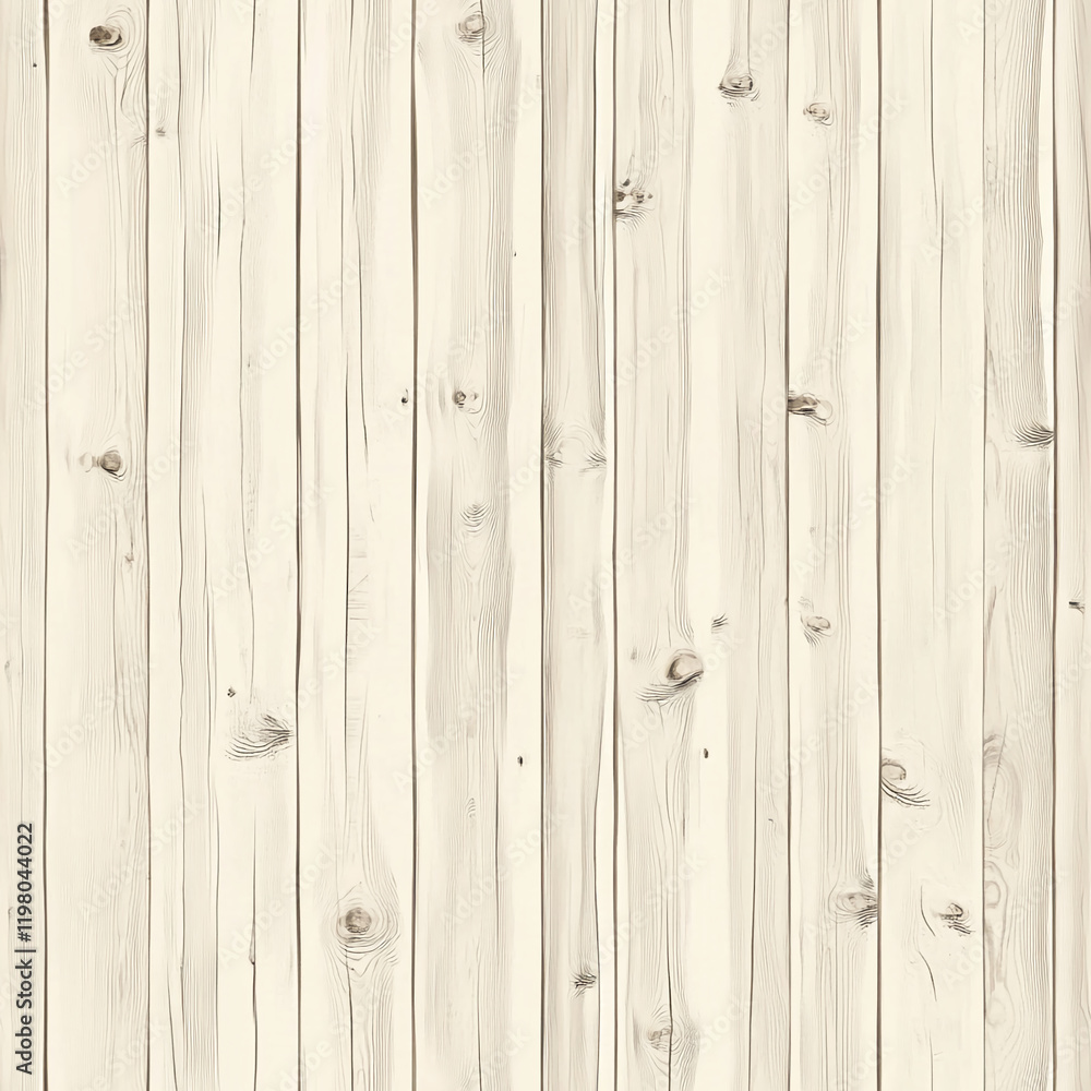 Poster Light wooden texture with vertical lines and natural grain pattern