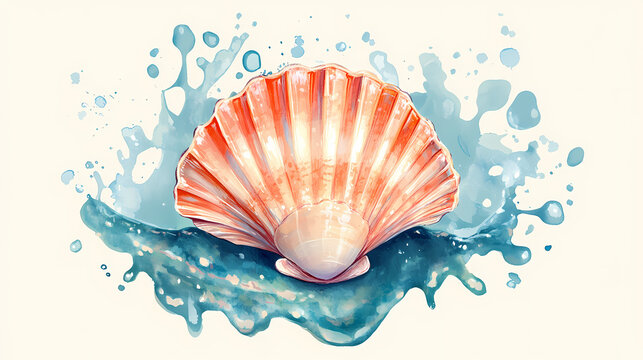 Png scallop invertebrate seashell clothing. Seashell. Illustration