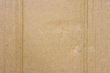 Fototapeta premium light brown corrugated cardboard texture useful as a background