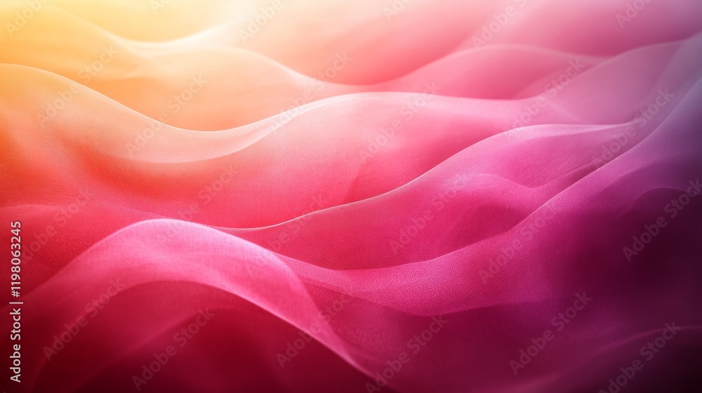 Poster waves of vibrant colors blend seamlessly, creating a captivating abstract background