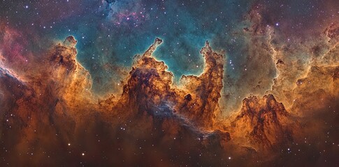 Obraz premium Image of a bright starry sky