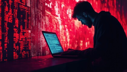 Exploring The World Of Digital Technology: Software Development, Coding, And Javascript Programming On A Laptop Computer Screen With Agile Development Principles.