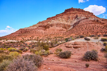 Gooseberry Mesa Rocky Layers Tranquil Desert View