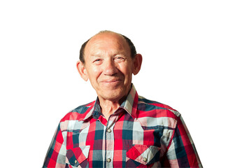 Fototapeta premium Funny portrait of old man