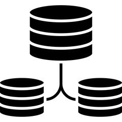 Plurality of Sources icon single vector illustration