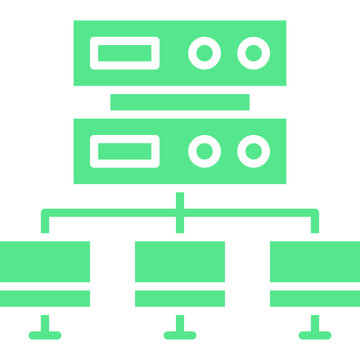 Load balancing icon single vector illustration