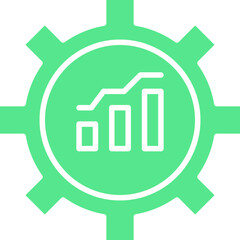 Optimization icon single vector illustration