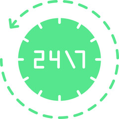 Availability icon single vector illustration