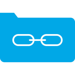 Linked Data icon single vector illustration