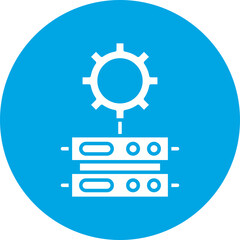 Data Modelling icon single vector illustration