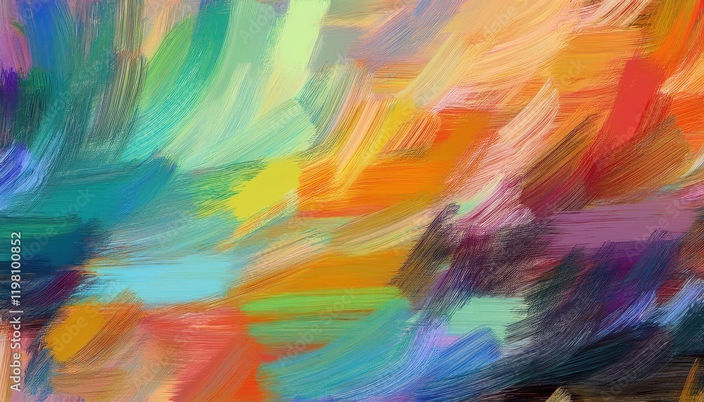 Poster vibrant, dynamic brushed abstract background perfect for text overlay, featuring a seamless pattern 