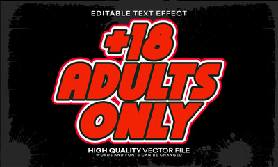 Sexy text effect, editable text effect and adult 3d font style bold shadow sensual poster design