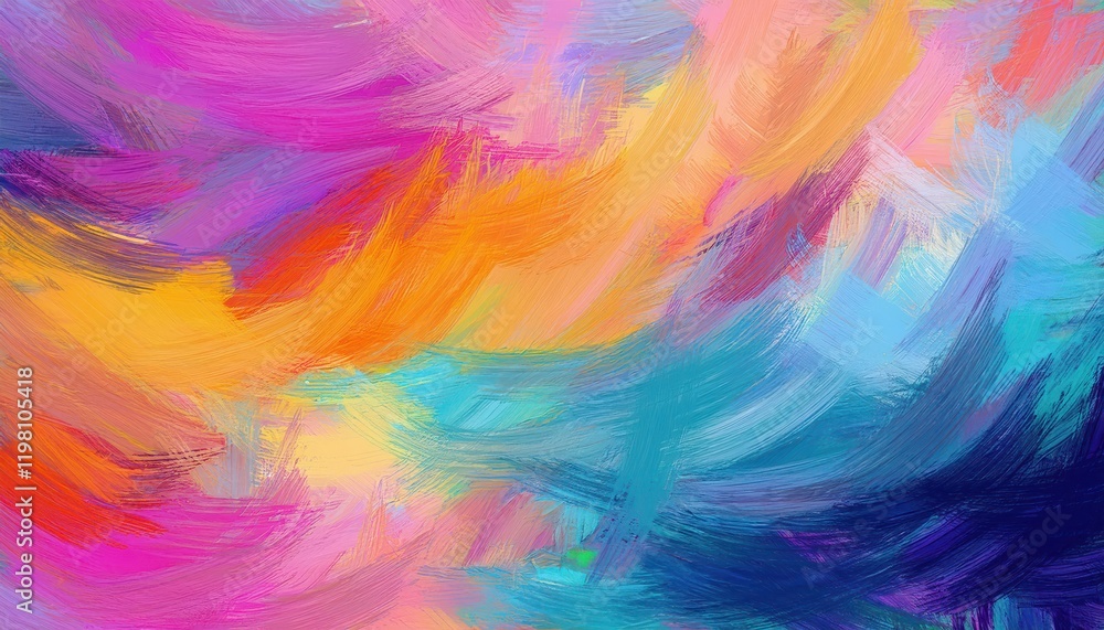 Poster vibrant, seamless abstract pattern striking artistic expression of color and texture for creative in