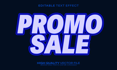 Sale text effect, editable text effect and offer 3d font style bold shadow retro poster design