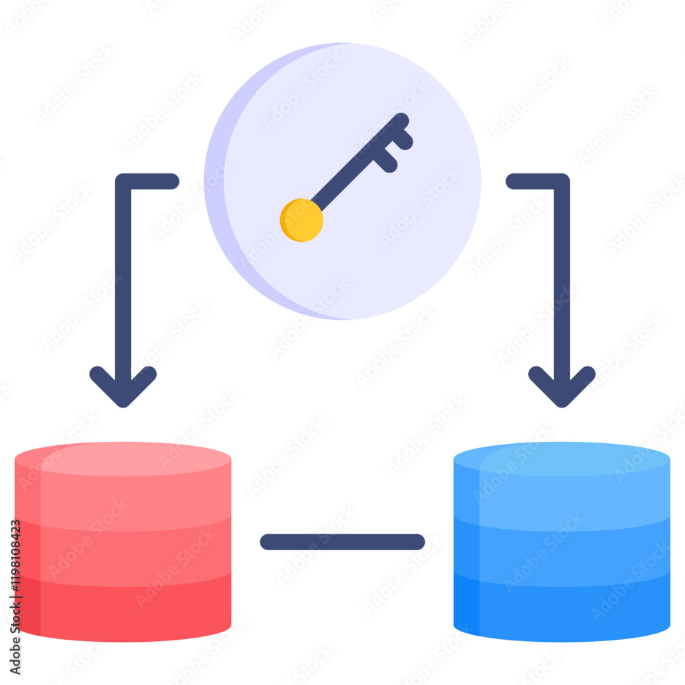 Sticker Data Modelling Icon