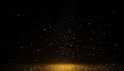 Obraz premium Golden Dust: A Celestial Sparkle