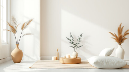 Modern Minimalist Room Interior Design: Cozy and Serene Living Space Decor