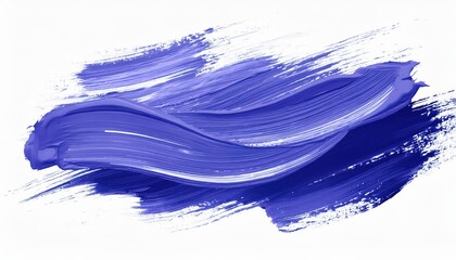 Vibrant Brush Strokes Showcase Pantones Color of the Year , Very Peri, Against a White Backdrop A Palette for Artistic Expression and Modern Innovation.