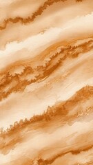 Obraz premium Abstract watercolor in rich warm tones of orange and cream, creating a soothing and dynamic texture ideal for backgrounds or artistic designs.