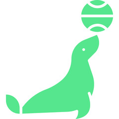 Performing at Circus icon single vector illustration