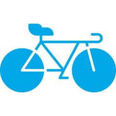 Bicycle icon single vector illustration