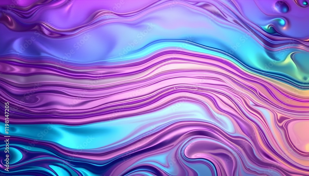 Poster mesmerizing swirls of color: a vibrant abstract fluid art background with soft gradient tones