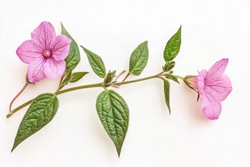 Pink impatiens flower plant