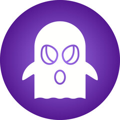 Obraz premium Ghosts icon single vector illustration