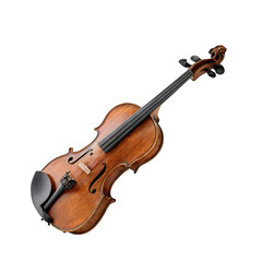 Obraz premium violin isolated on white background