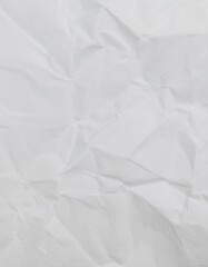 Fototapeta premium Abstract Crumpled White Paper Texture Background