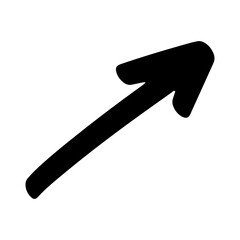 black arrow diection