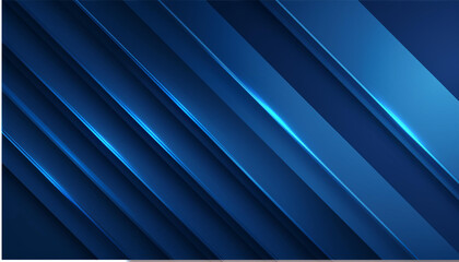 Obraz premium minimal geometric dark blue 3d light technology background abstract design illustration abstract graphic design banner pattern presentation background web template