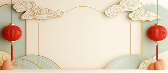 Background of Traditional Chinese Festival Themes