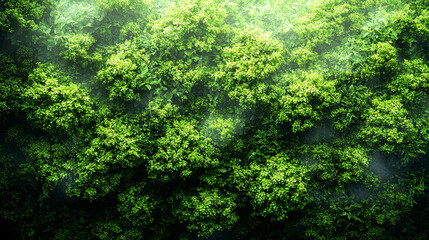 Lush Green Foliage: A Serene Nature Scene