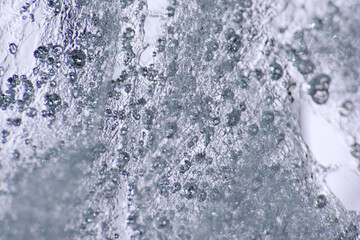 Macro texture of crystallise ice block surface