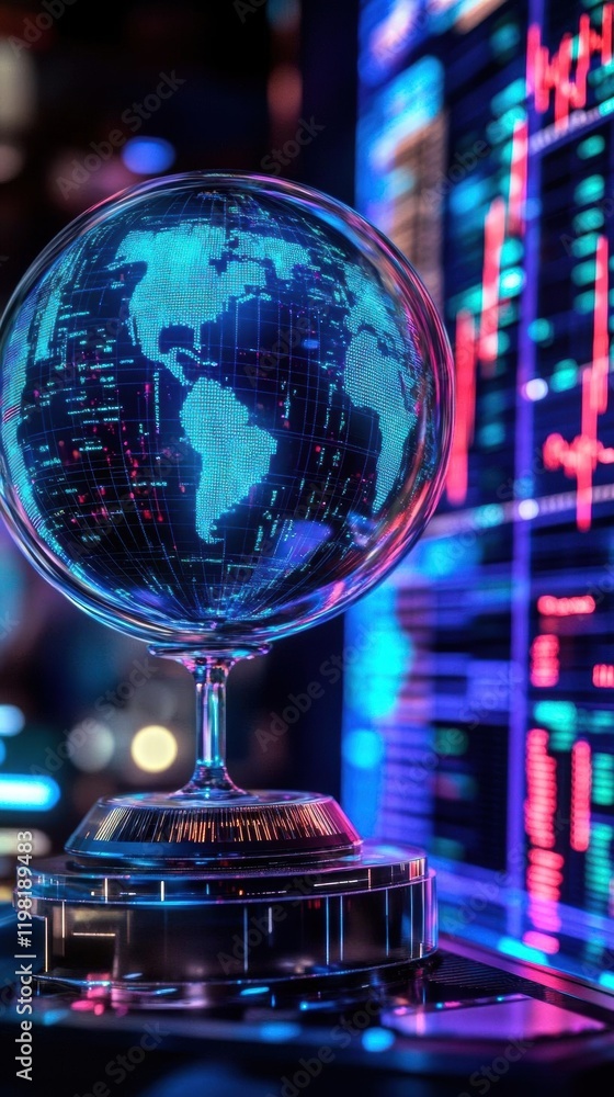 Poster global data network: a digital representation of the world