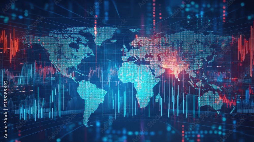 Poster global data network: a visual representation of interconnectedness
