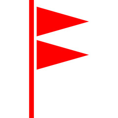 Gale Warning icon single vector illustration