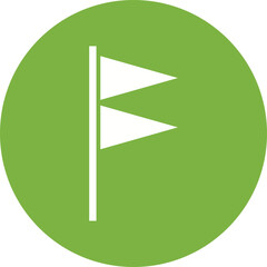 Gale Warning icon single vector illustration